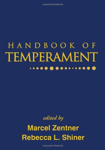 Handbook Of Temperament 1st Edition Marcel Zentner Rebecca L Shiner Eds