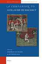 A Companion To Guillaume De Machaut Mcgrady Deborah L Bain