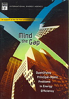 Mind The Gap Quantifying Principalagent Problems In Energy Efficiency In Support Of The G8 Plan Of Action International Energy Agency