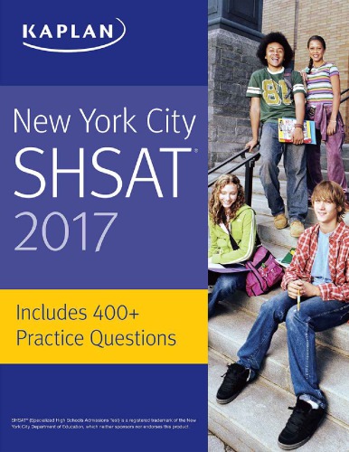 New York City Shsat 2017 Kaplan Test Prep 2017 Ed Edition 2017 Edition Kaplan
