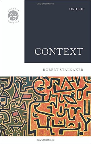 Context 1st Edition Robert Stalnaker