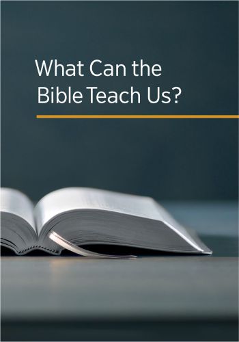 What Can The Bible Teach Us Watchtower Bible And Tract Society Of New York