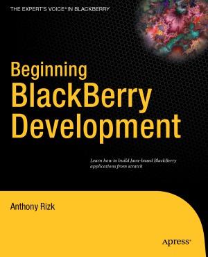 Beginning Blackberry Development Anthony Rizk
