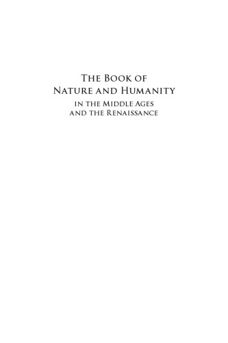 The Book Of Nature And Humanity In The Middle Ages And The Renaissance D Hawkes