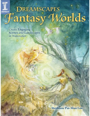 Dreamscapes Fantasy Worlds Create Engaging Scenes And Landscapes In Watercolor Stephanie Puimun Law