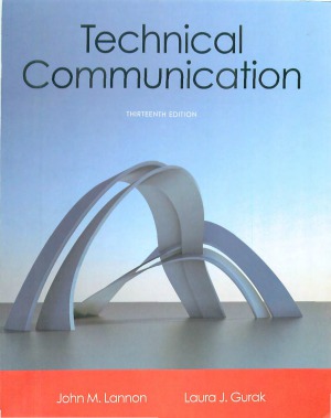 Technical Communication 13th Edition John M Lannon Laura J Gurak