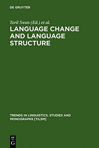 Language Change And Language Structure Older Germanic Languages In A Comparative Perspective Toril Swan