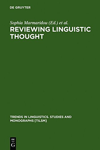 Reviewing Linguistic Thought Converging Trends In The 21st Century Sophia S A Marmaridou
