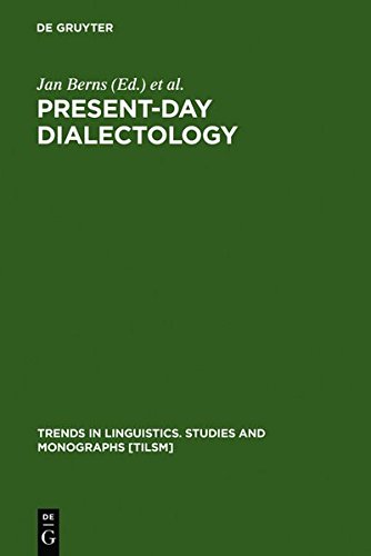 Presentday Dialectology Problems And Findings Reprint 2011 Ed Jan Berns