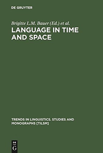 Language In Time And Space A Festschrift For Werner Winter On The Occasion Of His 80th Birthday Brigitte L M Bauer