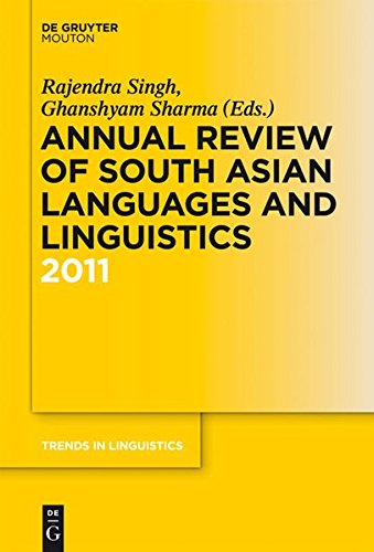 Annual Review Of South Asian Languages And Linguistics 2011 Rajendra Singh