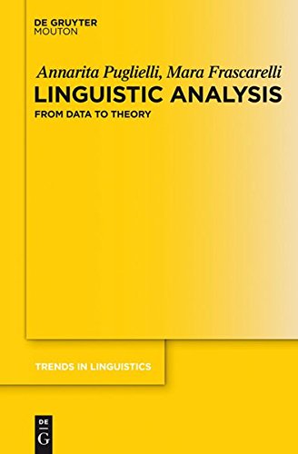 Linguistic Analysis From Data To Theory 1st Edition Mara Frascarelli