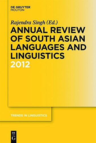Annual Review Of South Asian Languages And Linguistics 2012 Rajendra Singh