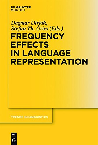 Frequency Effects In Language Representation Dagmar Divjak Stefan Th Gries