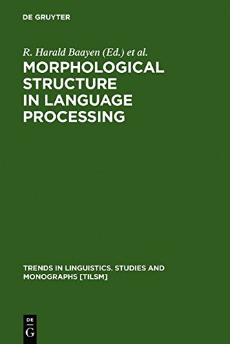 Morphological Structure In Language Processing R Harald Baayen