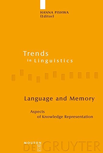 Language And Memory Aspects Of Knowledge Representation 1st Edition Hanna Pishwa