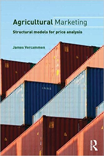 Agricultural Marketing Structural Models For Price Analysis James Vercammen