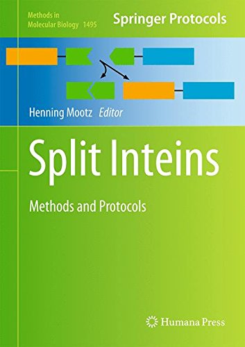 Split Inteins Methods And Protocols Henning D Mootz