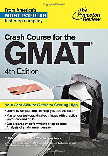 Crash Course For The Gmat 4th Edition Princeton Review