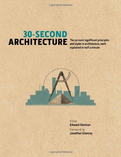 30second Architecture The 50 Most Signicant Principles And Styles In Architecture Each Explained In Half A Minute Edward Denison