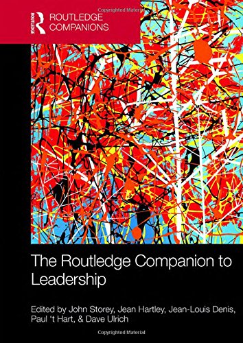 The Routledge Companion To Leadership John Storey Jean Hartley