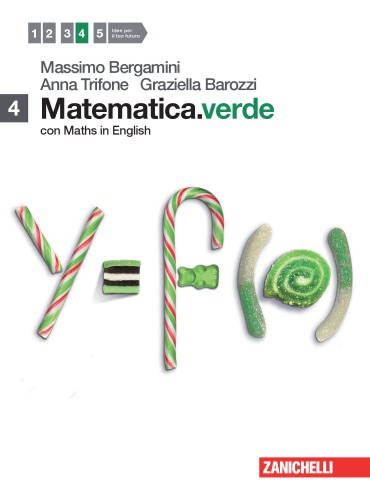 Matematica Verde 4 Con Maths In English Massimo Bergamini Anna Trifone