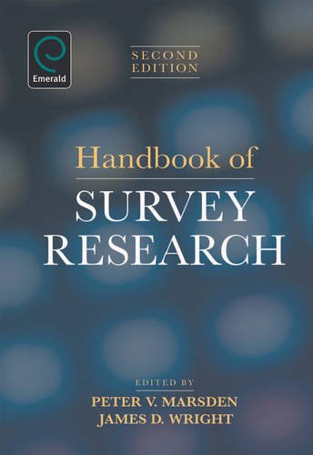 Handbook Of Survey Research 2nd Edition Peter V Marsden James D Wright Eds