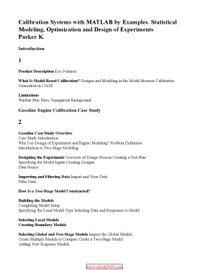 Calibration Systems With Matlab By Examples Parker K