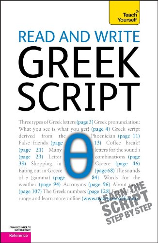 Read And Write Greek Script 3rd Ed 2010 Teach Yourself 1st Edition Sheila Hunt