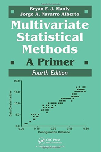 Multivariate Statistical Methods A Primer 4th Edition Bryan Fj Manly