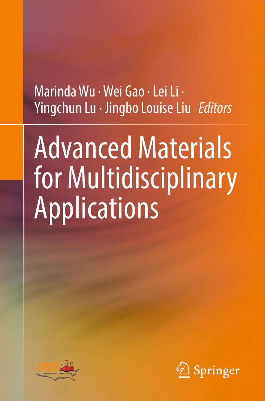 Advanced Materials For Multidisciplinary Applications Marinda Wu