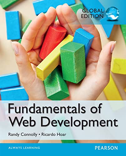 Fundamentals Of Web Development Global Edition 1st Edition Connolly
