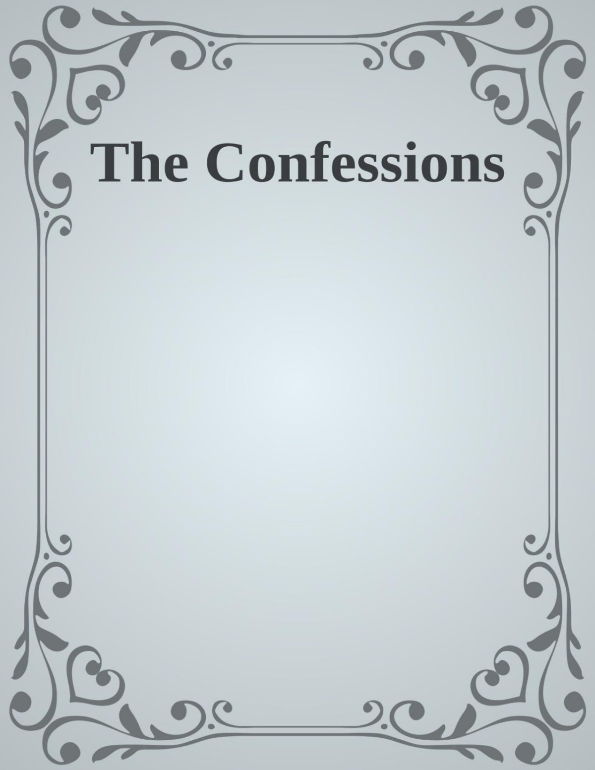 The Confessions Henry David Thoreau