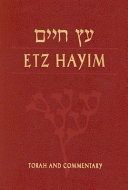 Etz Hayim Torah And Commentary 1st David L Lieber Jules Harlow