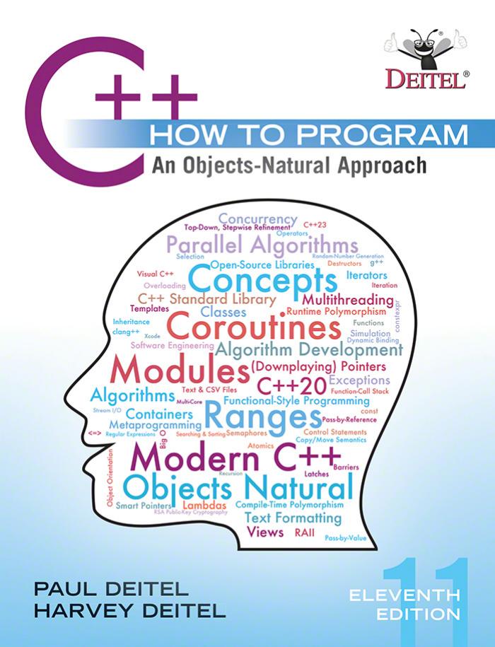 C How To Program An Objectsnatural Approach 11e 11th Paul Deitel