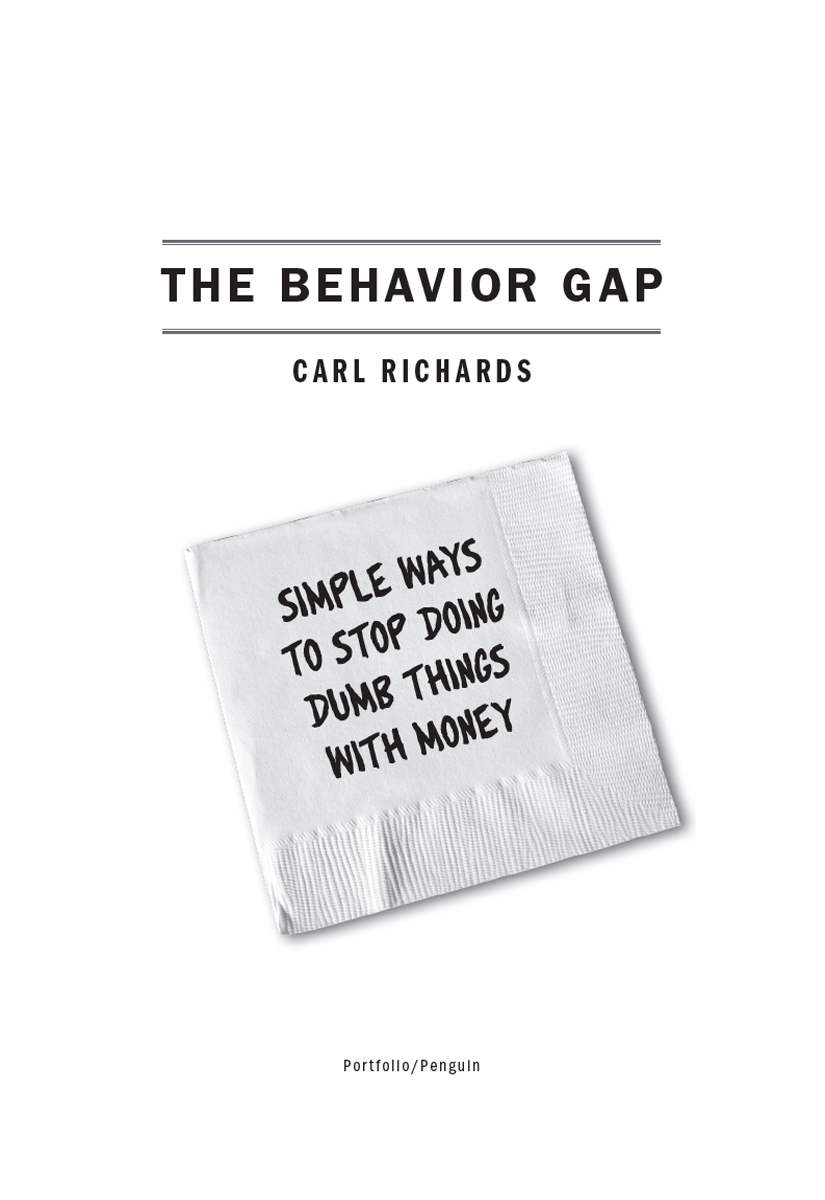 The Behavior Gap Carl Richards