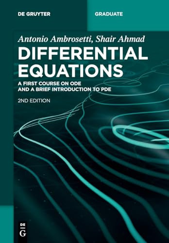 Differential Equations A First Course On Ode And A Brief Introduction To Pde 2nd Edition Shair Ahmad