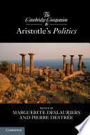 The Cambridge Companion To Aristotles Politics 1st Edition Marguerite Deslauriers