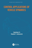 Control Applications Of Vehicle Dynamics 1st Edition Jingsheng Yu