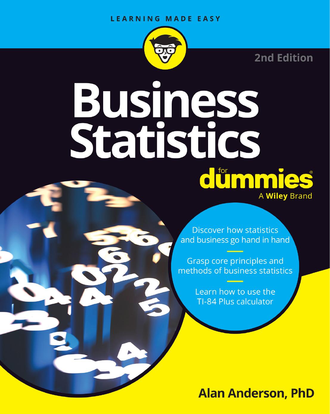 Business Statistics For Dummies 2e 2nd Alan Anderson