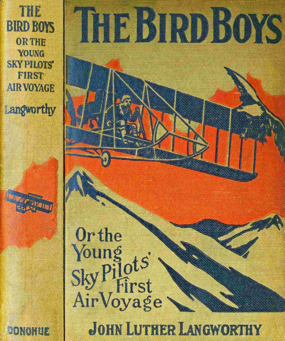The Bird Boys Or The Young Sky Pilots First Air Voyage John Luther Langworthy