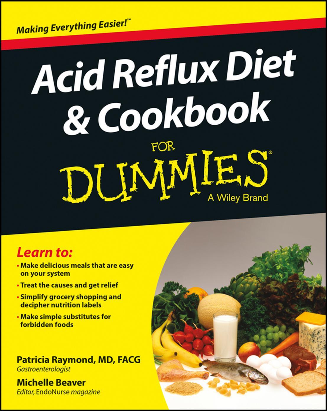 Acid Reflux Diet Cookbook For Dummies 1st Patricia Raymond