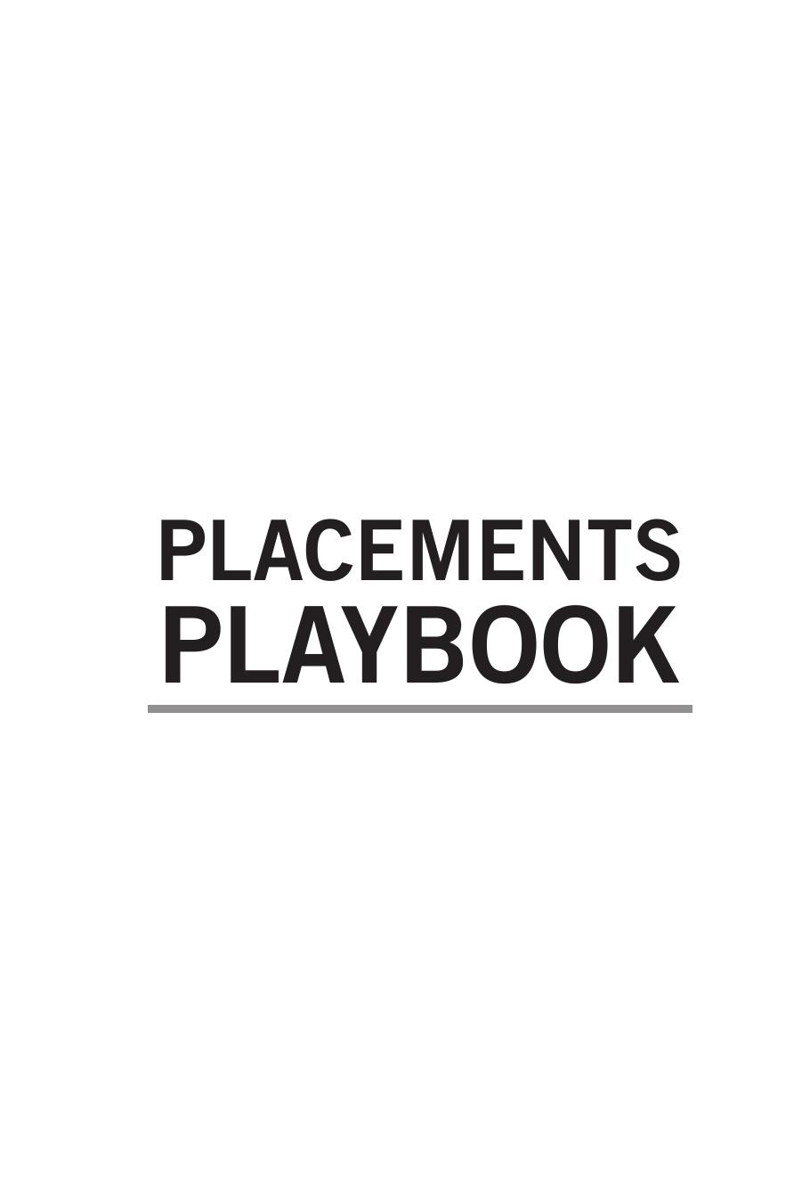 Placements Playbook 1st Edition Chirag Singhal Praveen Saran