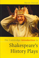 The Cambridge Introduction To Shakespeares History Plays 1st Edition Warren Chernaik