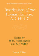 Inscriptions Of The Roman Empire Ad 14117 2nd Edition B H Warmington