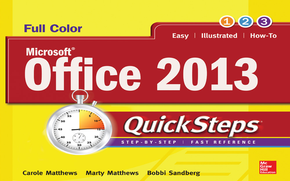 Microsoft174 Office 2013 Quicksteps Matthews Carole