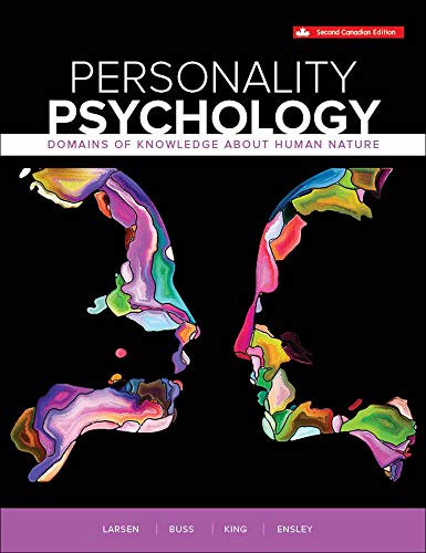 Personality Psychology 2nd Edition Larsen Randy Buss David King
