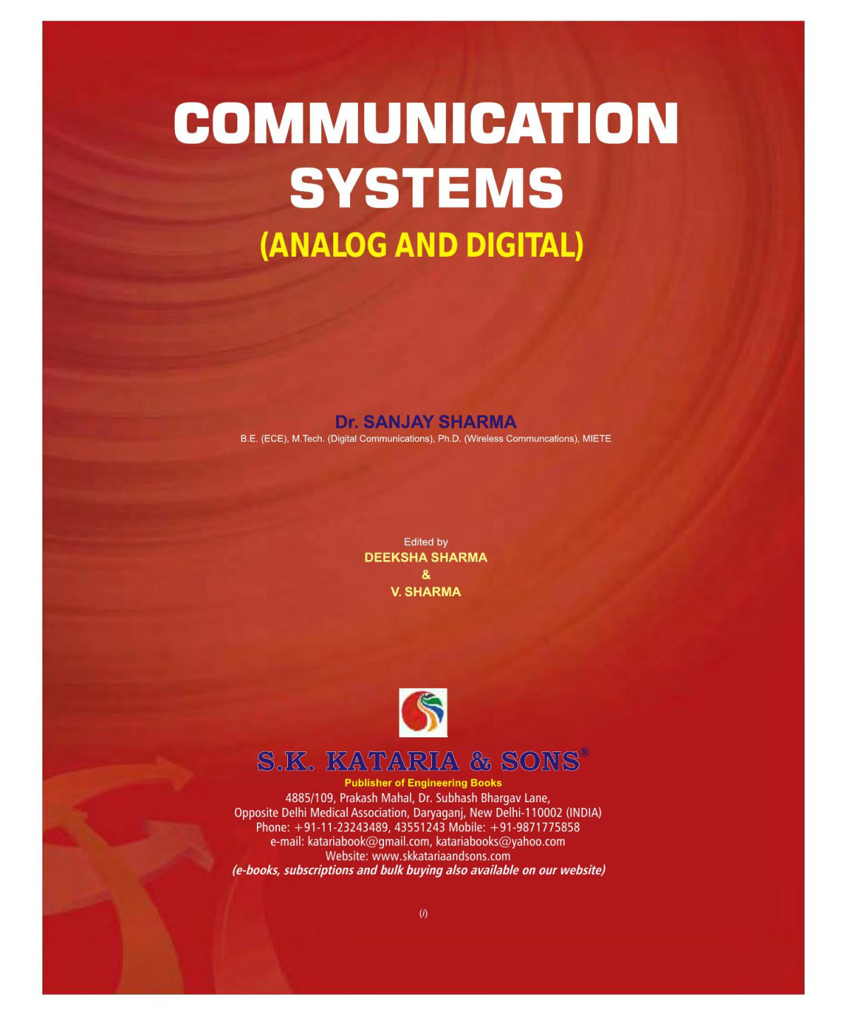 Communication System Analog And Digital Drsanjay Sharma