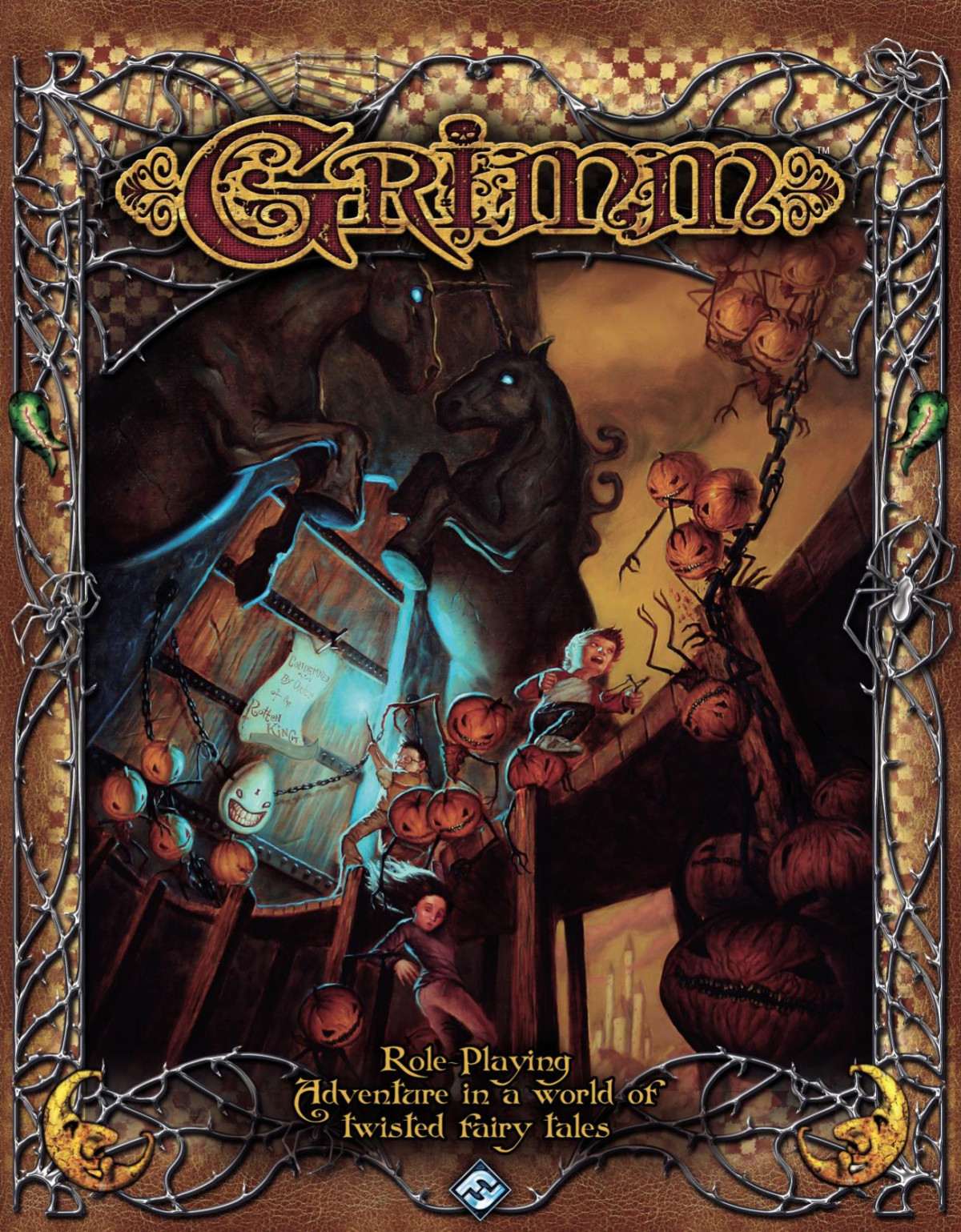 Grimm Roleplaying Adventure In A World Of Twisted Fairy Tales 1st Edition Fantasy Flight Games