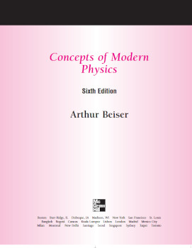 Concepts Of Modern Physics 6 Arthur Beiser